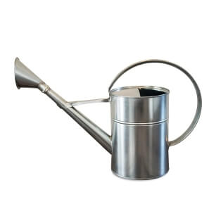 Galvanised watering can 12l with sprinkler