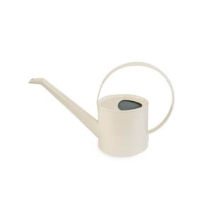 Round beige watering can 1l