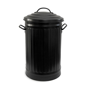 Kosz 32 l czarny mat • Śmieci • Pranie • Zabawki