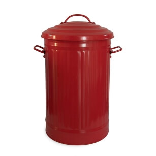 Kosz 52 l czerwony • Śmieci • Pranie • Zabawki