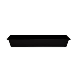 Blumenkasten 17x80/12 schwarz