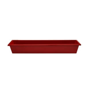 Blumenkasten 17x80/12 rot